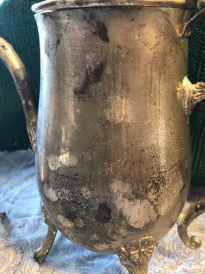 Vintage Silverplate International Silver Co Teapot, Creamer, and Sugar