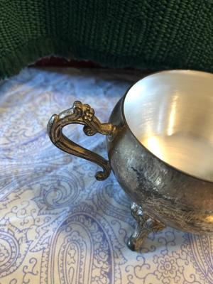 Vintage Silverplate International Silver Co Teapot, Creamer, and Sugar