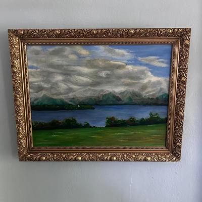 H. Leuschner Original Framed Painting (LR-BB)