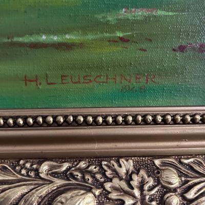 H. Leuschner Original Framed Painting (LR-BB)