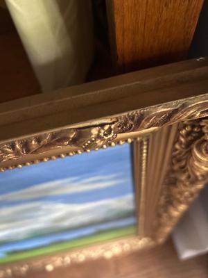 H. Leuschner Original Framed Painting (LR-BB)