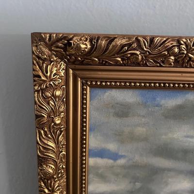 H. Leuschner Original Framed Painting (LR-BB)
