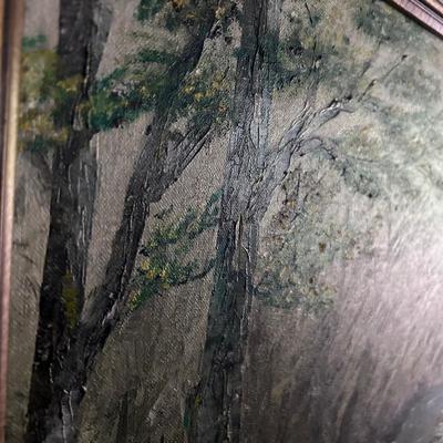 Original Mountain Stream Oil Painting (LR-BB)