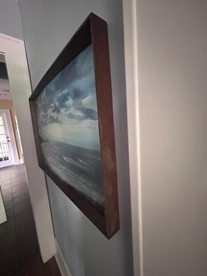 Original Coastal Painting by Seuschuer (LR-BB)