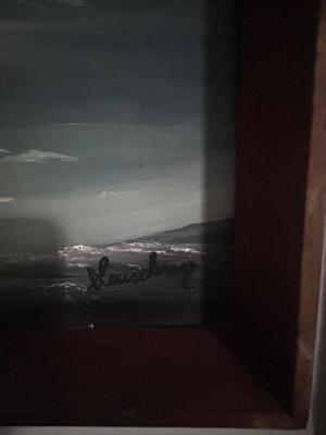Original Coastal Painting by Seuschuer (LR-BB)