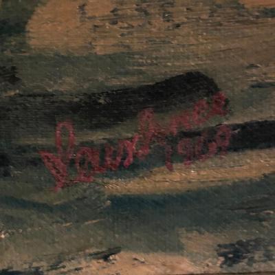 Small Framed Abstract Painting (LR- BB)