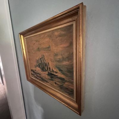 Small Framed Abstract Painting (LR- BB)