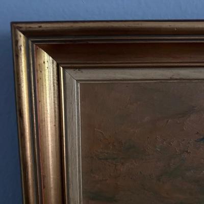 Small Framed Abstract Painting (LR- BB)