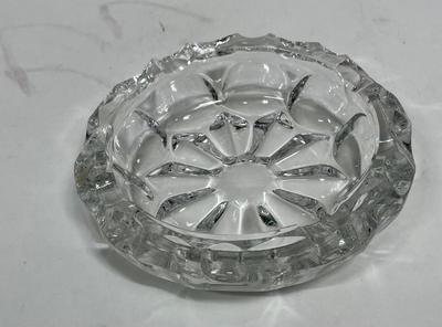 Crystal Ashtray Lot - 3 pieces