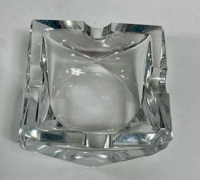 Crystal Ashtray Lot - 3 pieces