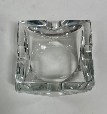 Crystal Ashtray Lot - 3 pieces