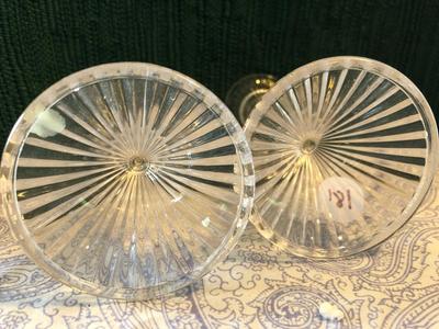 Lenox Austrian Lead Crystal Candlestick Holder