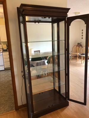 Vintage China Cabinet with Light