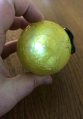 Vintage Art Glass Fruits