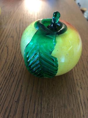 Vintage Art Glass Fruits