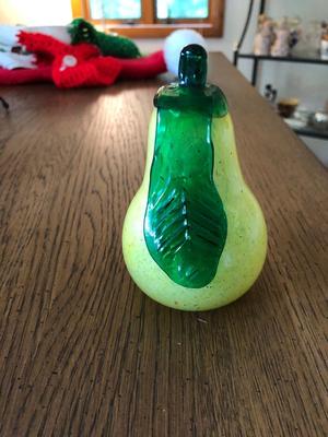 Vintage Art Glass Fruits