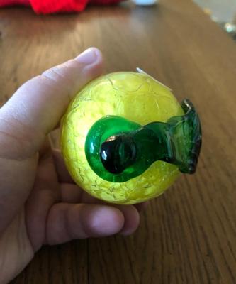 Vintage Art Glass Fruits