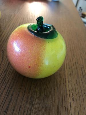 Vintage Art Glass Fruits