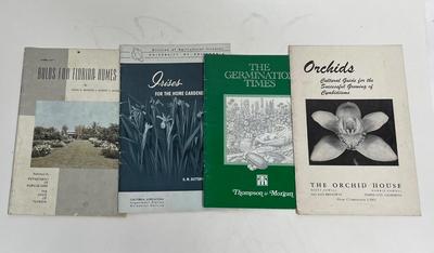 4 Plant Botanical Booklets