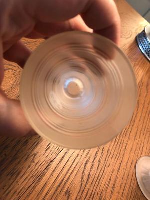 Vintage Frosted Juice Glasses, Set of Four