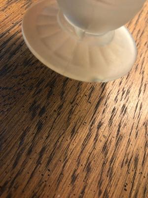 Vintage Frosted Juice Glasses, Set of Four