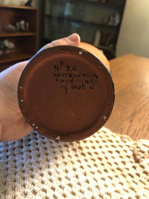 Souvenir Greek Pottery and Figurine