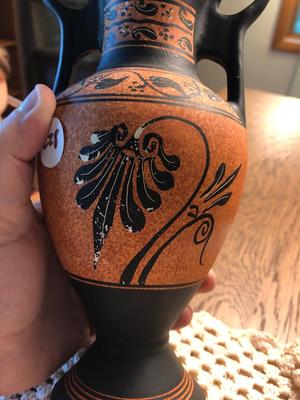 Souvenir Greek Pottery and Figurine