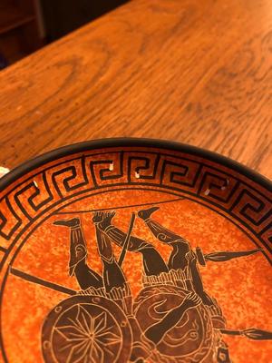 Souvenir Greek Pottery and Figurine