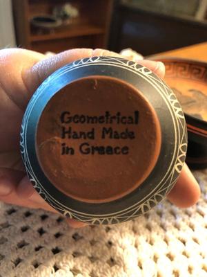 Souvenir Greek Pottery and Figurine