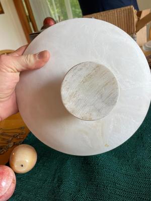 MCM Alabaster Fruit Bowl