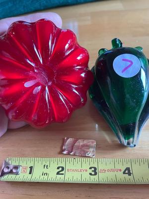 Vintage Venetian Tomato and Pepper Art Glass