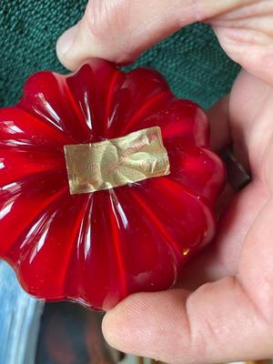 Vintage Venetian Tomato and Pepper Art Glass