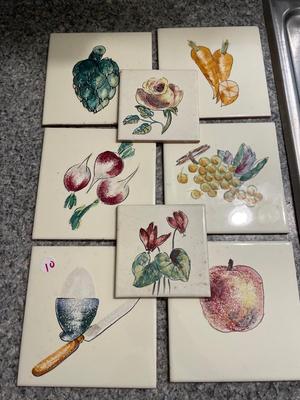 Handpainted Italian Ceramic Tiles