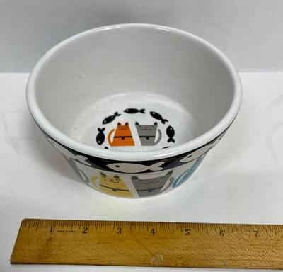 Ceramic Kitty Vat Feed Bowl