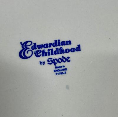 Edwardian Childhood by Spode Happy Birthday Plate Blue & White