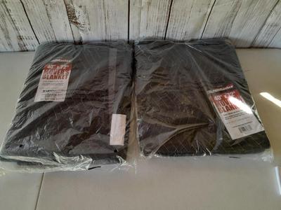 Two brand new moving blankets 40" x 72"