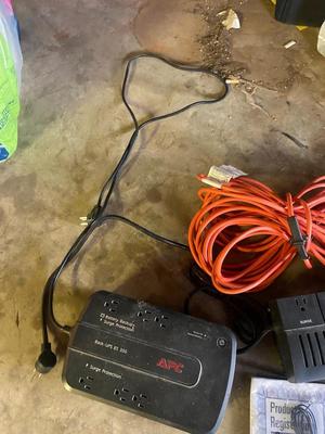 BATTERY BACK UP SURGE Protectors and Extension Cord