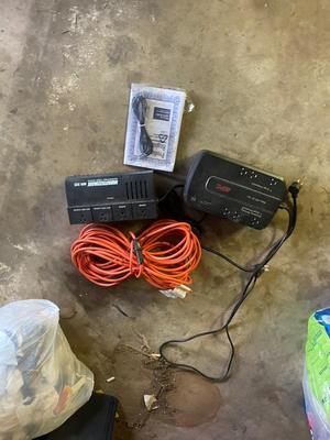 BATTERY BACK UP SURGE Protectors and Extension Cord