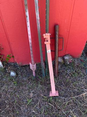 Fence Post pounder - t-posts and a post pulling tool