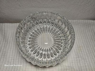 Lot 64: Beautiful Crystal Bowl & Crystal Pitcher