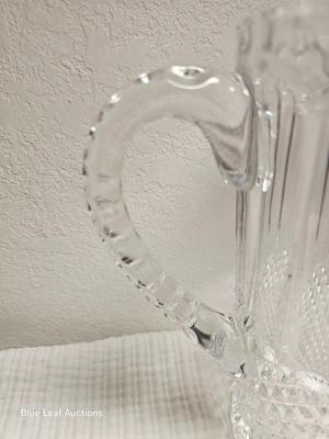 Lot 64: Beautiful Crystal Bowl & Crystal Pitcher