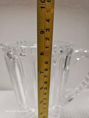 Lot 64: Beautiful Crystal Bowl & Crystal Pitcher