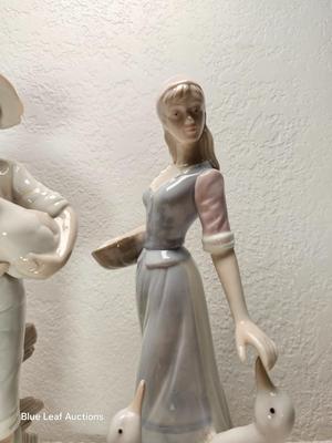 Lot 65: Farm Boy & Girl Porcelain Figurines