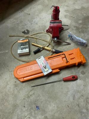 Columbia’s 3-1/2” Bench Vise, Chainsaw Goods & More