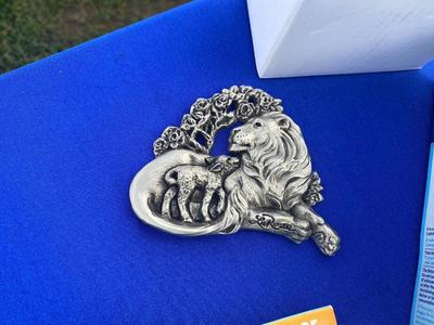 Ice SpereTech Silicone Ice Ball Maker, Silicone Pastry Mat, A Pewter Lion & Lamb , A Variety of Goodies