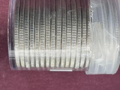 Roll of 20 Original Quality 1962-P Choice-Gem BU Condition Franklin Silver Half Dollars.