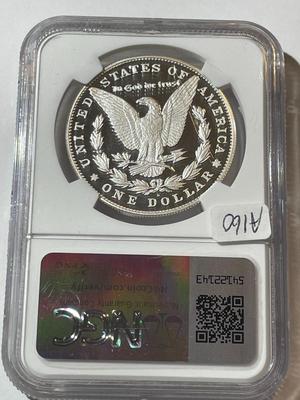 NGC CERTIFIED "FIRST DAY OF ISSUE" 2023-S PROOF-70 ULTRA CAMEO MORGAN SILVER DOLLAR.