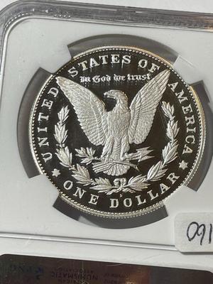 NGC CERTIFIED "FIRST DAY OF ISSUE" 2023-S PROOF-70 ULTRA CAMEO MORGAN SILVER DOLLAR.