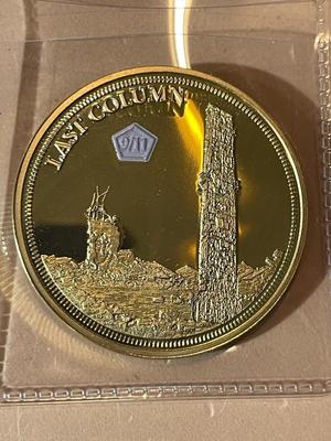 Last Column 9/11 Medal September 11, 2001 Medal as Pictured.