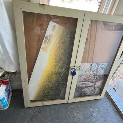 Wall mount display case
